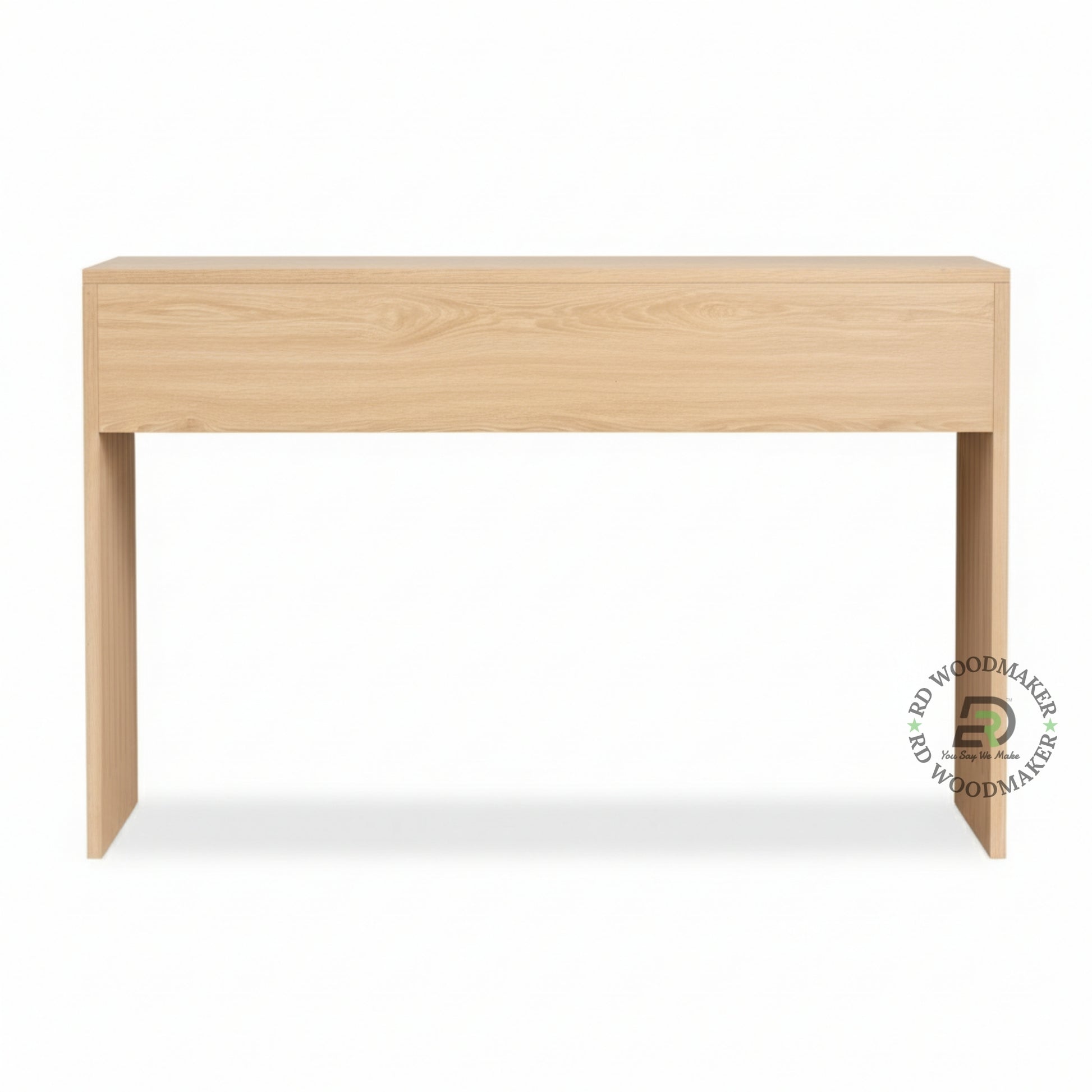 FLUTED SIDE PANEL MODERN WOODEN CONSOLE TABLE