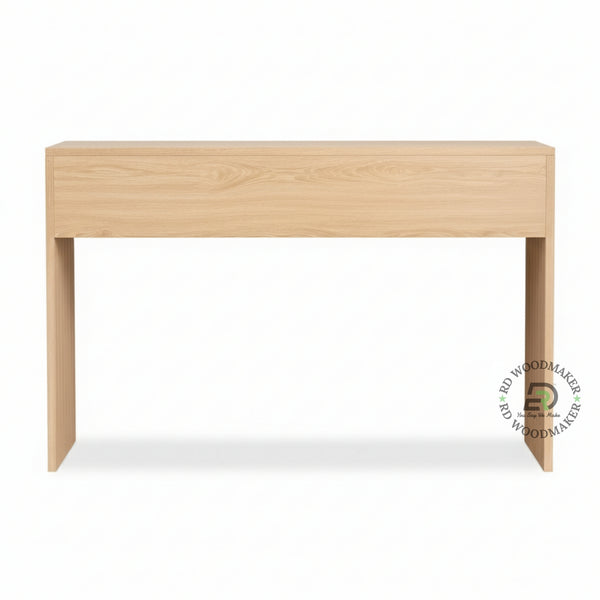 FLUTED SIDE PANEL MODERN WOODEN CONSOLE TABLE