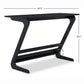 MIDNIGHT CURVE WOODEN CONSOLE TABLE