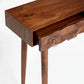 GEOMETRIC INLAY WOODEN CONSOLE TABLE