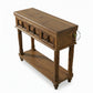 RAJWADI ELEPHANT CARVED CONSOLE TABLE