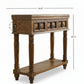 RAJWADI ELEPHANT CARVED CONSOLE TABLE