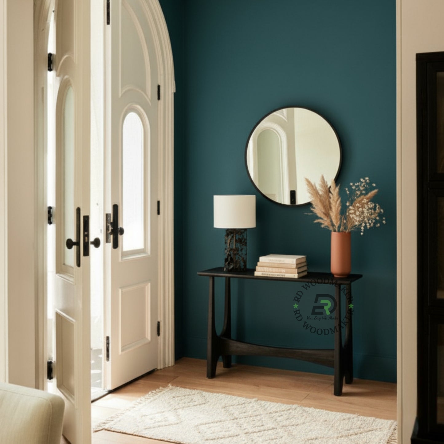 ARCH FRAME WOODEN CONSOLE TABLE
