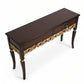 ROYAL CARVED GOLD ACCENT CONSOLE TABLE