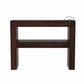 MINIMAL OPEN FRAME WOODEN CONSOLE TABLE