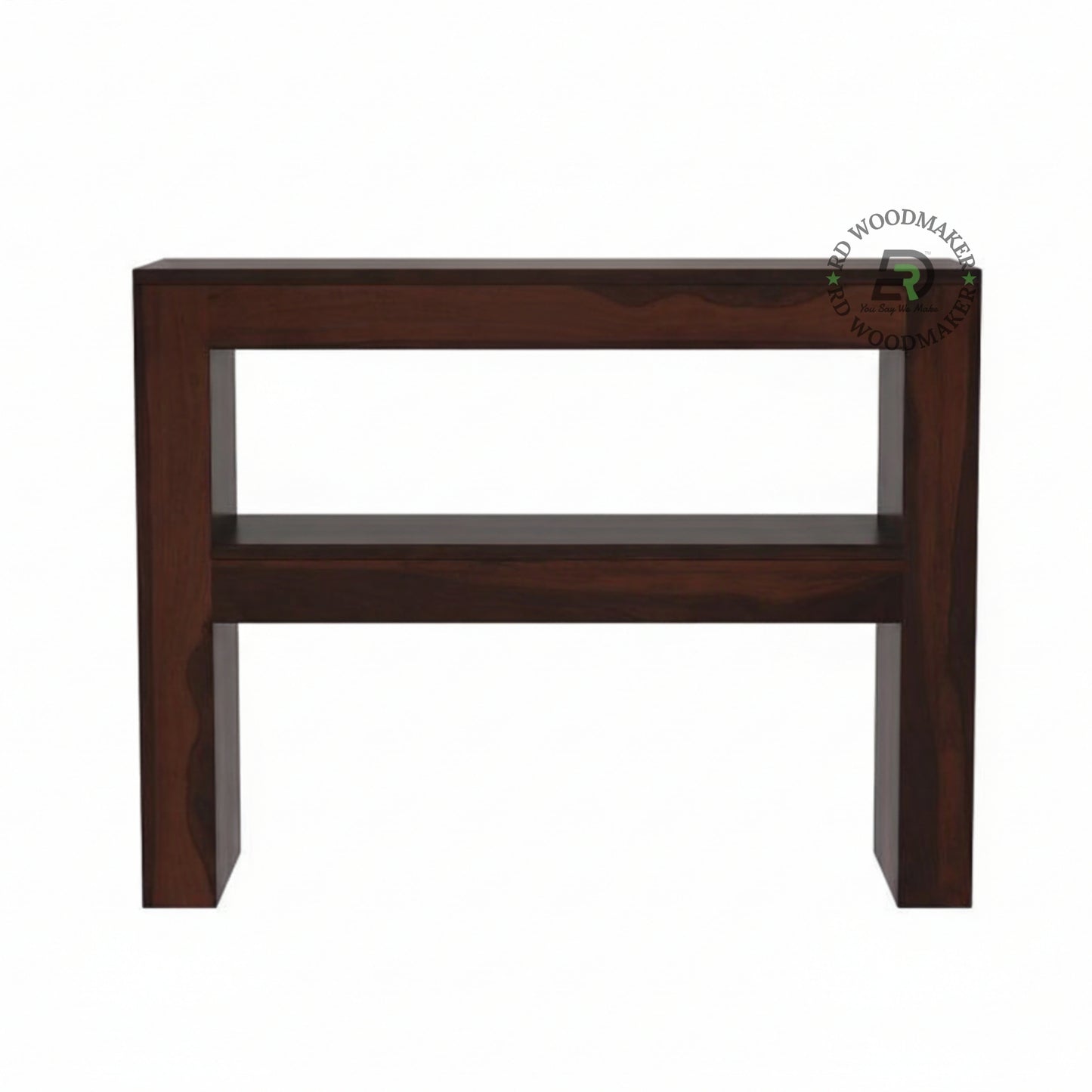 MINIMAL OPEN FRAME WOODEN CONSOLE TABLE