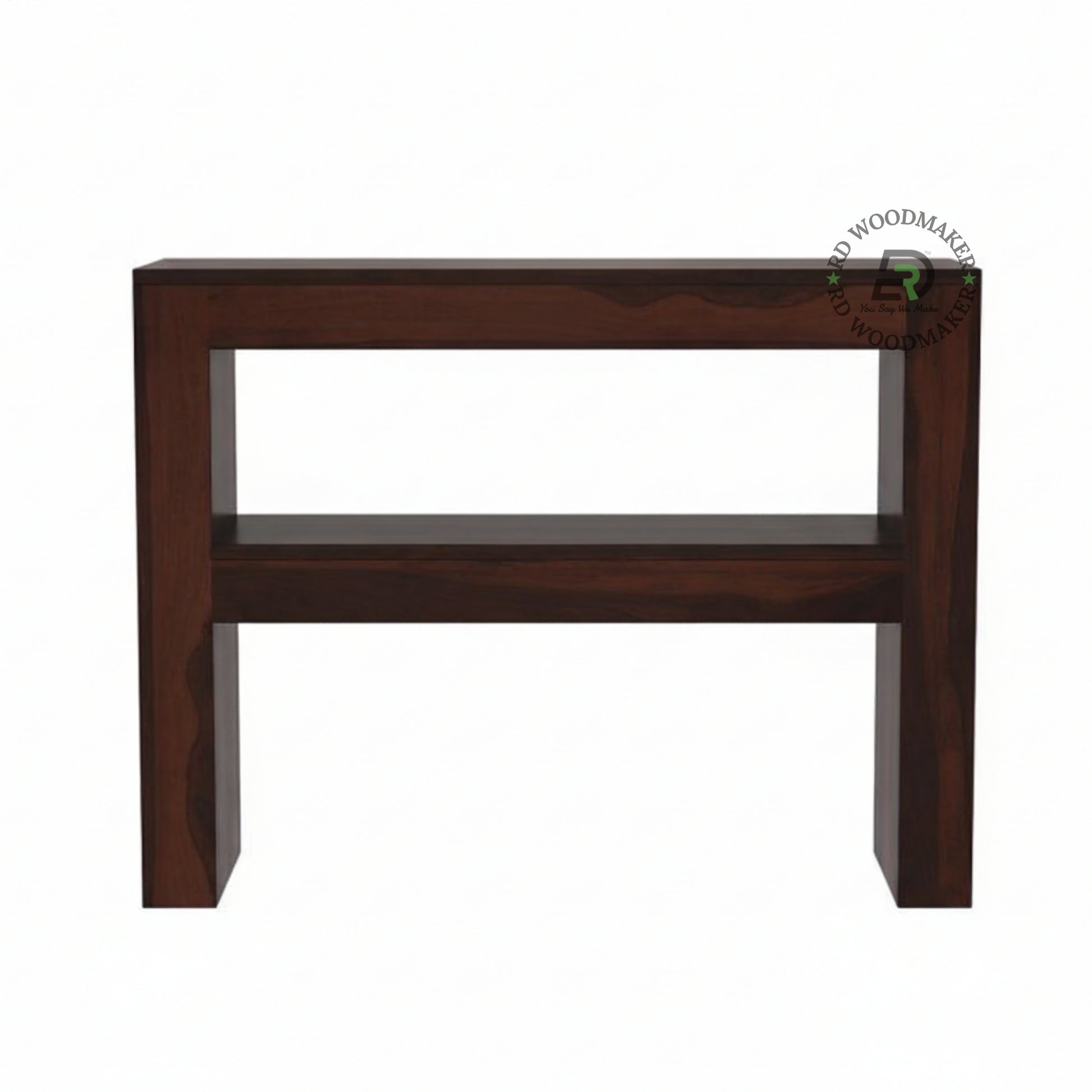 MINIMAL OPEN FRAME WOODEN CONSOLE TABLE