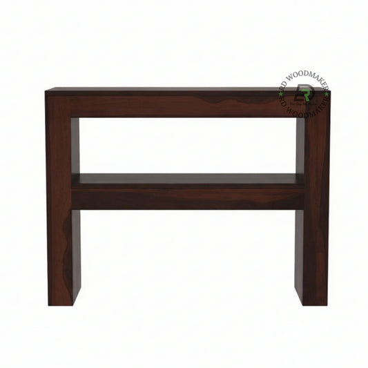 MINIMAL OPEN FRAME WOODEN CONSOLE TABLE