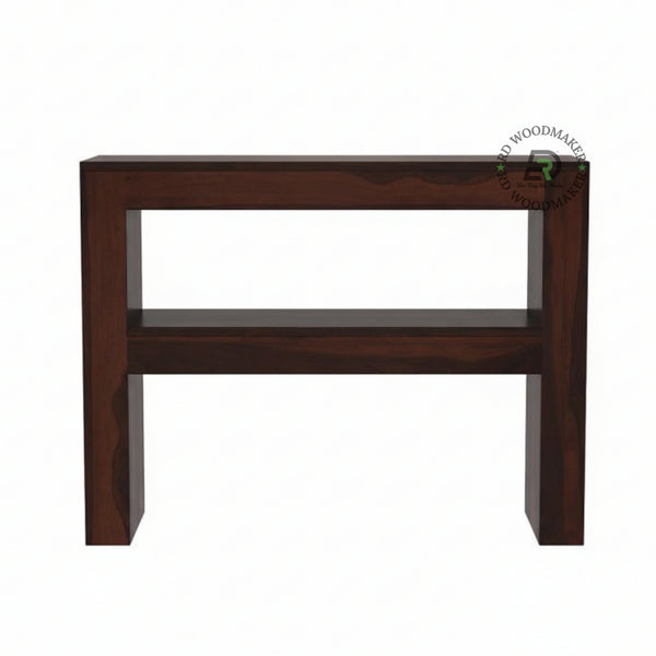 MINIMAL OPEN FRAME WOODEN CONSOLE TABLE