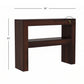 MINIMAL OPEN FRAME WOODEN CONSOLE TABLE