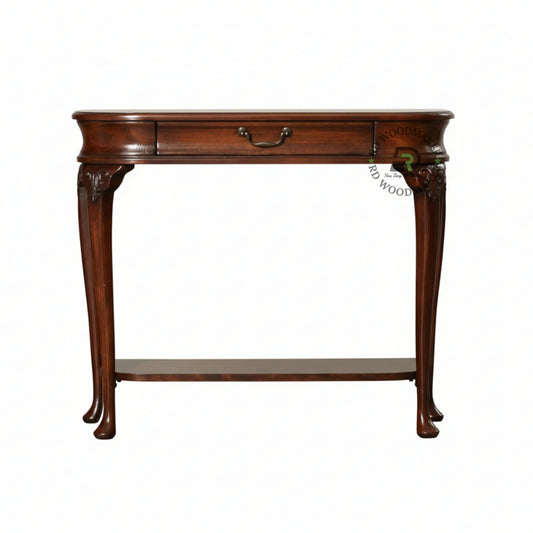 CLASSIC CURVED EDGE DRAWER CONSOLE TABLE