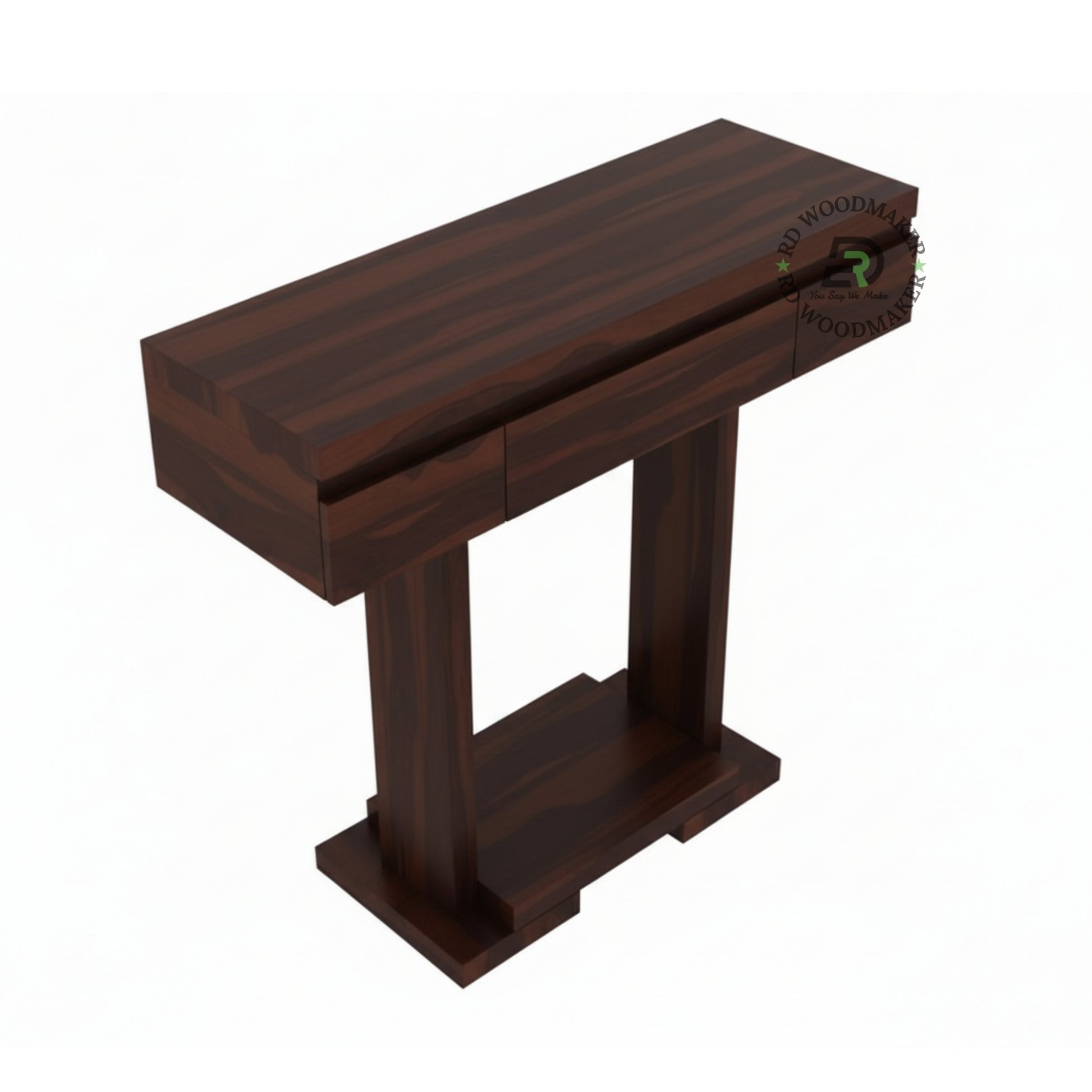 MINIMAL PEDESTAL BASE CONSOLE TABLE
