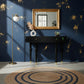 BLACK CONTEMPORARY FLUTED LEG CONSOLE TABLE