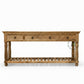 ROYAL HANDCARVED STORAGE CONSOLE TABLE