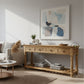 ROYAL HANDCARVED STORAGE CONSOLE TABLE