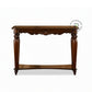 CLASSIC CARVED DOUBLE LEG CONSOLE TABLE