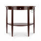 CURVED FRONT SINGLE DRAWER CONSOLE TABLE