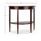 CURVED FRONT SINGLE DRAWER CONSOLE TABLE