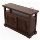 SLIDING PANEL STORAGE CONSOLE TABLE