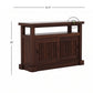 SLIDING PANEL STORAGE CONSOLE TABLE
