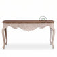 FRENCH STYLE CARVED CURVED LEG CONSOLE TABLE