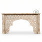 MOROCCAN JAALI ARCH CONSOLE TABLE