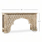 MOROCCAN JAALI ARCH CONSOLE TABLE