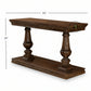 CLASSIC DOUBLE PEDESTAL WOODEN CONSOLE TABLE