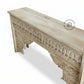 TRADITIONAL HANDCARVED ARCH CONSOLE TABLE