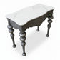 SCULPTED CLASSIC TURNED LEG CONSOLE TABLE