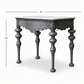 SCULPTED CLASSIC TURNED LEG CONSOLE TABLE
