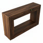 MINIMAL BOX FRAME WOODEN CONSOLE TABLE