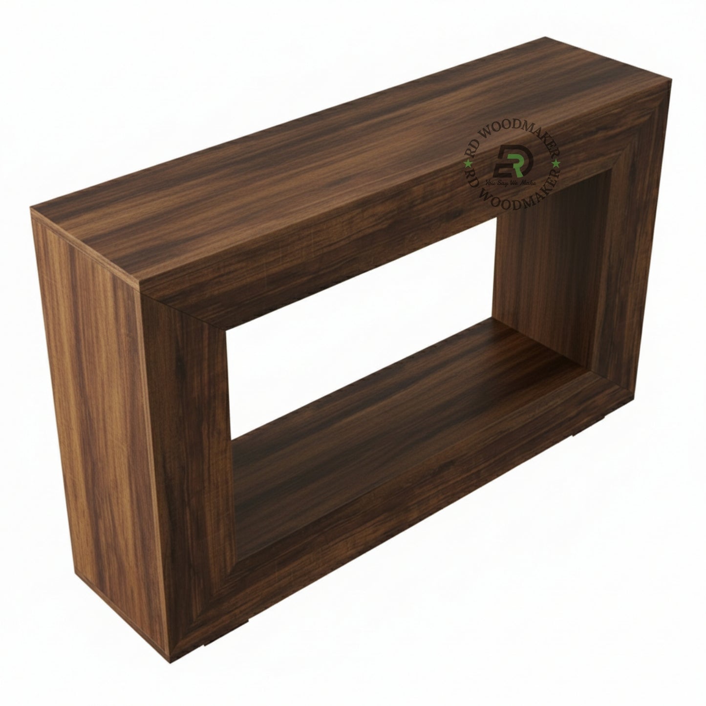 MINIMAL BOX FRAME WOODEN CONSOLE TABLE