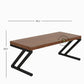 INDUSTRIAL Z FRAME WOODEN CONSOLE TABLE