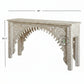 HANDCARVED ARCH DESIGN CONSOLE TABLE