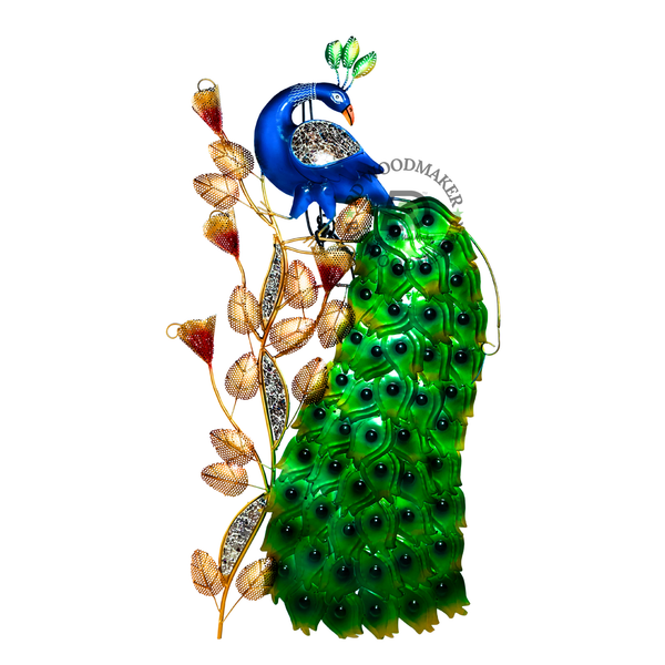 ROYAL PEACOCK METAL WALL DECOR