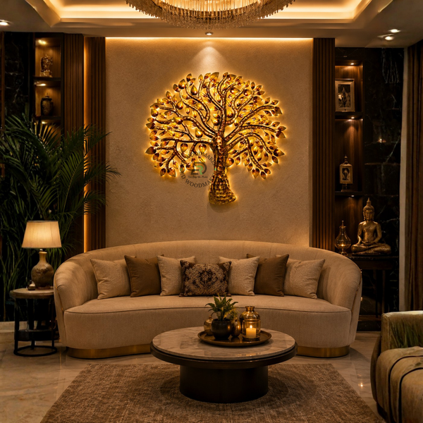 ARTISTIC TREE OF LIFE METAL WALL DECOR