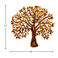 ARTISTIC TREE OF LIFE METAL WALL DECOR