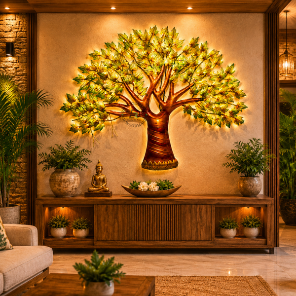 TREE OF LIFE METAL WALL DECOR