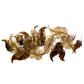 ELEGANT METALLIC LEAF WALL DECOR