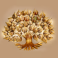 GOLDEN TREE OF LIFE METAL WALL DECOR