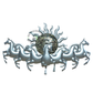 SEVEN RUNNING HORSES METAL WALL DECOR