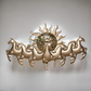 SEVEN RUNNING HORSES METAL WALL DECOR