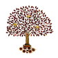 TREE OF LIFE WITH BIRDS METAL WALL DECOR