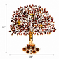 TREE OF LIFE WITH BIRDS METAL WALL DECOR