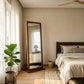 Solid Wood Floor Standing Full Length Mirror with Frame
