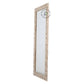 ORNATE HAND CARVED FULL LENGTH WOODEN MIRROR