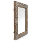 CLASSIC CARVED RECTANGULAR WOODEN MIRROR