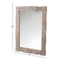 CLASSIC CARVED RECTANGULAR WOODEN MIRROR