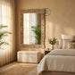 CLASSIC CARVED RECTANGULAR WOODEN MIRROR